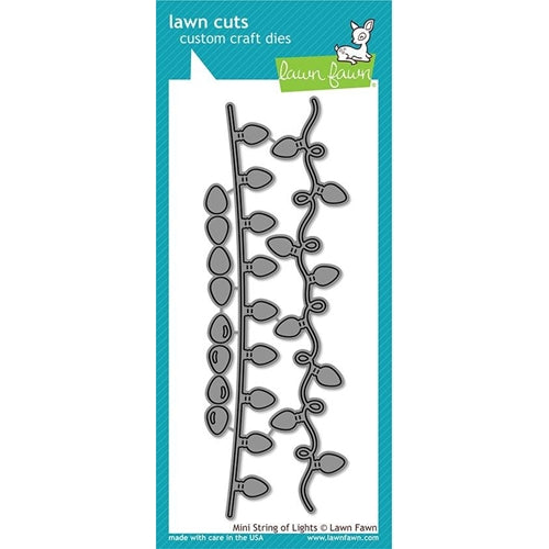 Simon Says Stamp! Lawn Fawn MINI STRING OF LIGHTS Custom Craft Dies LF2060