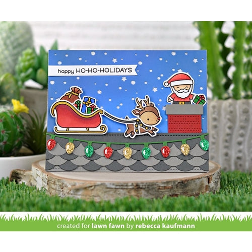 Simon Says Stamp! Lawn Fawn MINI STRING OF LIGHTS Custom Craft Dies LF2060