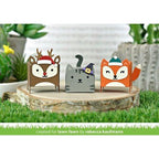 Simon Says Stamp! Lawn Fawn TINY GIFT BOX HOLIDAY HATS ADD ON Custom Craft Dies LF2052