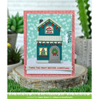 Simon Says Stamp! Lawn Fawn BUILD A HOUSE CHRISTMAS ADD ON Custom Craft Dies LF2048
