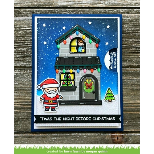 Simon Says Stamp! Lawn Fawn BUILD A HOUSE CHRISTMAS ADD ON Custom Craft Dies LF2048 | color-code:ALT3