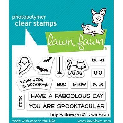 Simon Says Stamp! Lawn Fawn TINY HALLOWEEN Clear Stamps LF2020