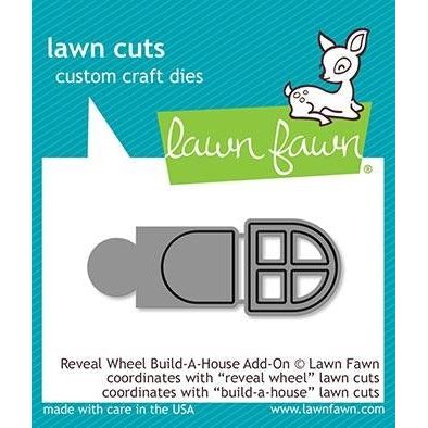 Simon Says Stamp! Lawn Fawn REVEAL WHEEL BUILD A HOUSE ADD ON Custom Craft Dies LF2049
