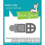 Simon Says Stamp! Lawn Fawn REVEAL WHEEL BUILD A HOUSE ADD ON Custom Craft Dies LF2049