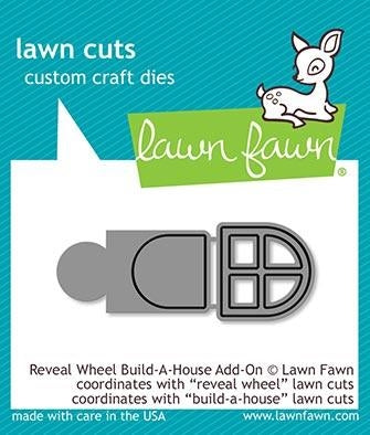 Simon Says Stamp! Lawn Fawn REVEAL WHEEL BUILD A HOUSE ADD ON Custom Craft Dies LF2049