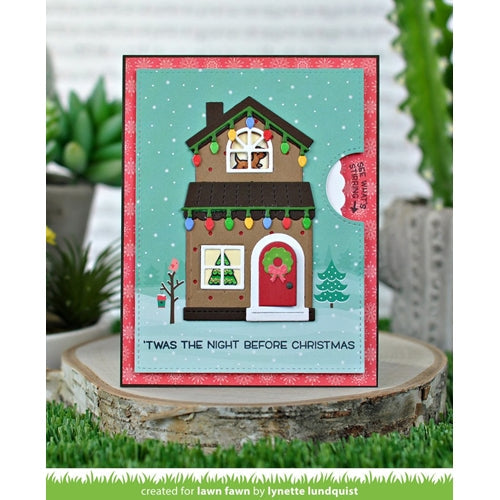Simon Says Stamp! Lawn Fawn BUILD A HOUSE Custom Craft Dies LF2046