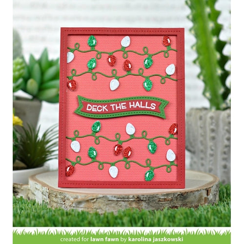 Simon Says Stamp! Lawn Fawn WINTER WAVY SAYINGS Clear Stamps LF2037