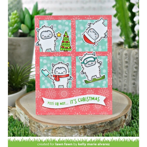 Simon Says Stamp! Lawn Fawn YETI OR NOT Clear Stamps LF2027