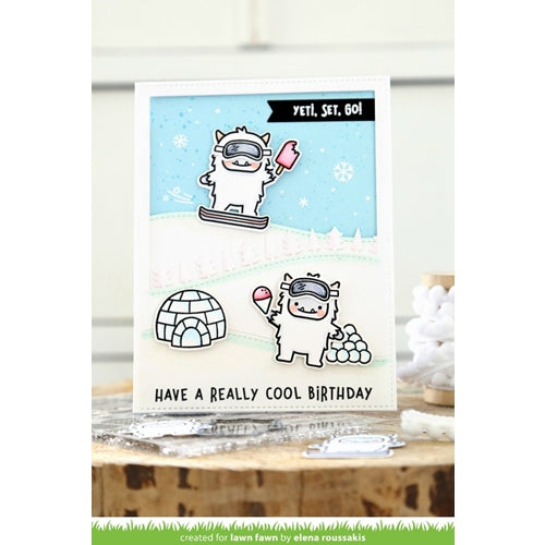 Simon Says Stamp! Lawn Fawn YETI OR NOT Clear Stamps LF2027 | color-code:ALT2