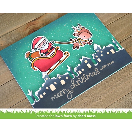 Simon Says Stamp! Lawn Fawn SET HO-HO-HOLIDAYS Clear Stamps and Dies HLFHHH