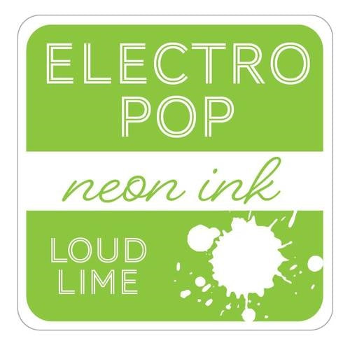 Simon Says Stamp! Rina K Designs LOUD LIME ElectroPop Ink Pad 128