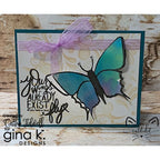 Simon Says Stamp! Gina K Designs FUNKY FLOURISH Stencil 879 | color-code:ALT1