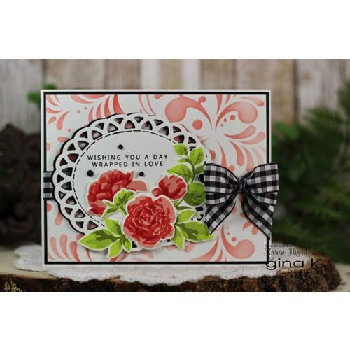 Simon Says Stamp! Gina K Designs FUNKY FLOURISH Stencil 879 | color-code:ALT3
