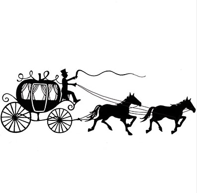 Simon Says Stamp! Lavinia Stamps HORSE AND CARRIAGE Clear Stamp LAV146