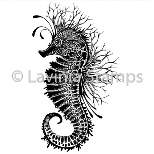 Simon Says Stamp! Lavinia Stamps SEBASTIAN THE SEAHORSE Clear Stamp LAV496