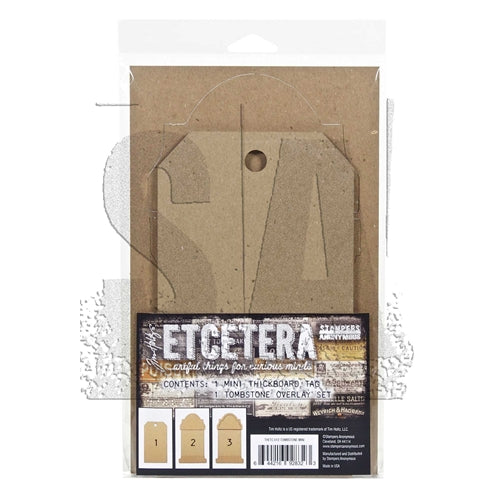 Simon Says Stamp! Tim Holtz Etcetera TOMBSTONE MINI ETC012