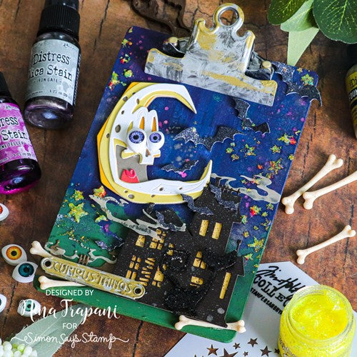 Simon Says Stamp! Tim Holtz Layering Stencil HOCUS POCUS THS131 | color-code:ALT2