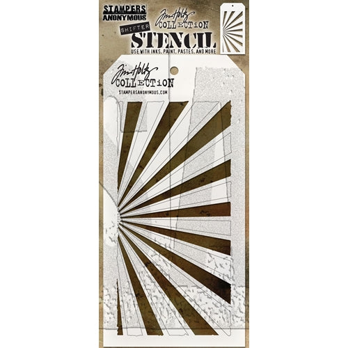 Simon Says Stamp! Tim Holtz Layering Stencil SHIFTER RAYS THS126