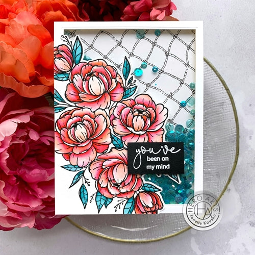 Simple Alcohol Ink Coloring featuring a Hero Arts & Pinkfresh Studio  Collaboration - CZ Design