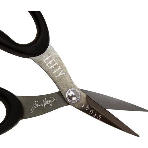 Tim Holtz Non-Stick Titanium Micro Serrated Scissors 7 Left-Handed