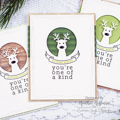 Simon Says Stamp! CZ Design HO HO DEER CIRCLE Wafer Die czd70 | color-code:ALT3
