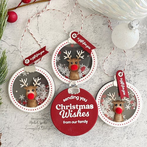 Simon Says Stamp! CZ Design HO HO DEER CIRCLE Wafer Die czd70 | color-code:ALT00
