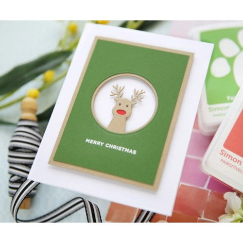 Simon Says Stamp! CZ Design HO HO DEER CIRCLE Wafer Die czd70 | color-code:ALT01