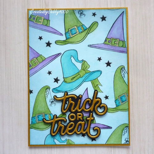 Simon Says Stamp! CZ Design Wafer Dies TRICK OR TREAT czd64