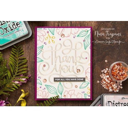 Simon Says Stamp! Simon Says Stamp THANK YOU SWIRL Wafer Die sssd112018 | color-code:ALT0
