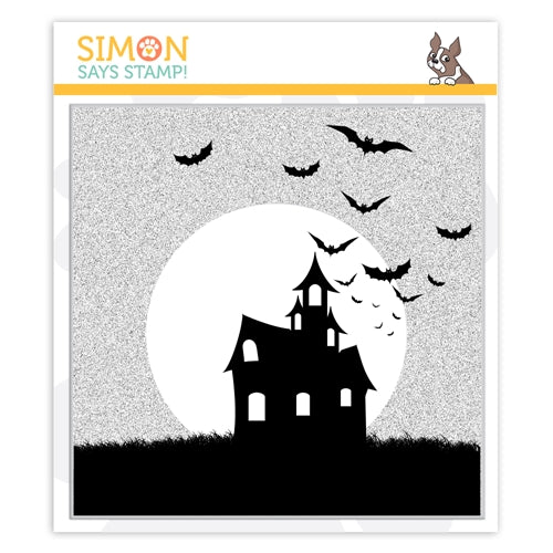Simon Says Stamp! Simon Says Cling Stamp SPOOKY SILHOUETTE BACKGROUND sss102007