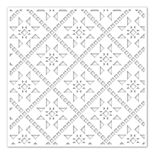 Simon Says Stamp! Simon Says Stamp Stencil QUILTED ssst121450