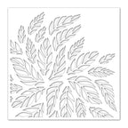 Simon Says Stamp! Simon Says Stamp Stencil TUMBLING LEAVES ssst121449