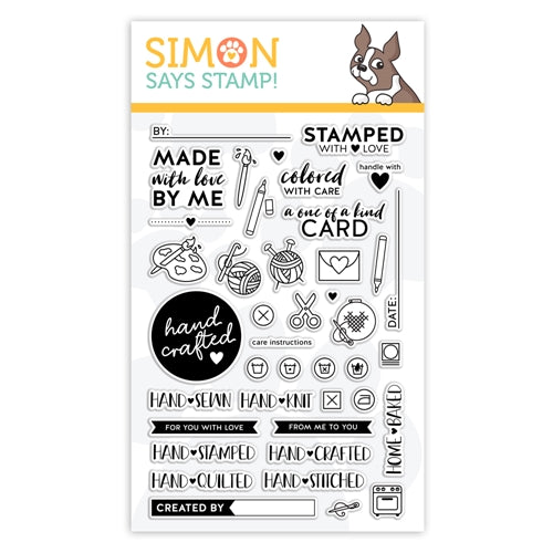Simon Says Stamp! Simon Says Clear Stamps HAND CRAFTED WITH LOVE sss102029