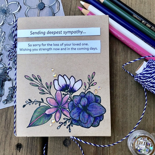 Simon Says Stamp! Simon Says Stamp SENTIMENT STRIPS INSIDE OUT SYMPATHY sent0919iosym