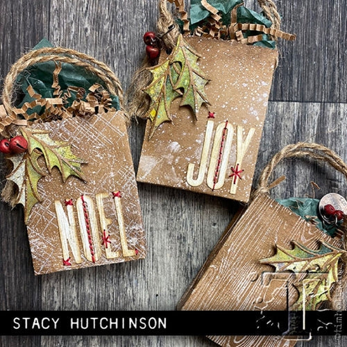 Simon Says Stamp! Tim Holtz Sizzix ALPHANUMERIC CLASSIC UPPER Thinlits Dies 664223