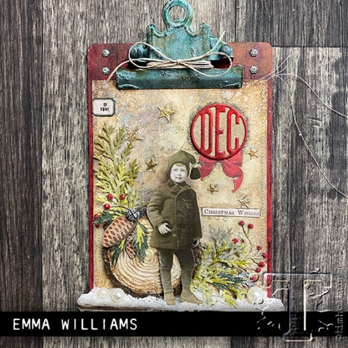 Simon Says Stamp! Tim Holtz Sizzix DECK THE HALLS Colorize Thinlits Dies 664229