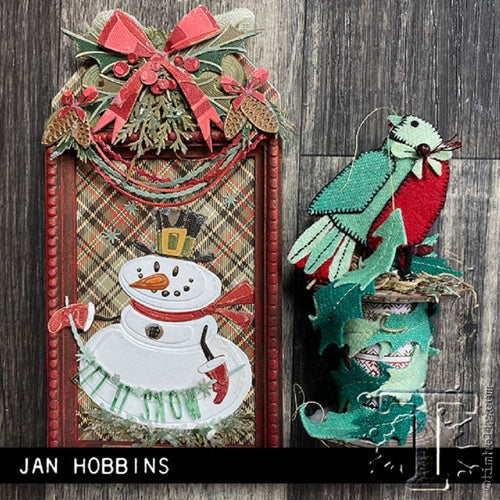 Simon Says Stamp! Tim Holtz Sizzix DECK THE HALLS Colorize Thinlits Dies 664229