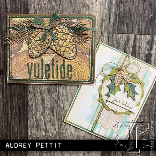 Simon Says Stamp! Tim Holtz Sizzix DECK THE HALLS Colorize Thinlits Dies 664229