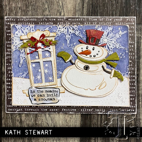 Simon Says Stamp! Tim Holtz Sizzix DECK THE HALLS Colorize Thinlits Dies 664229