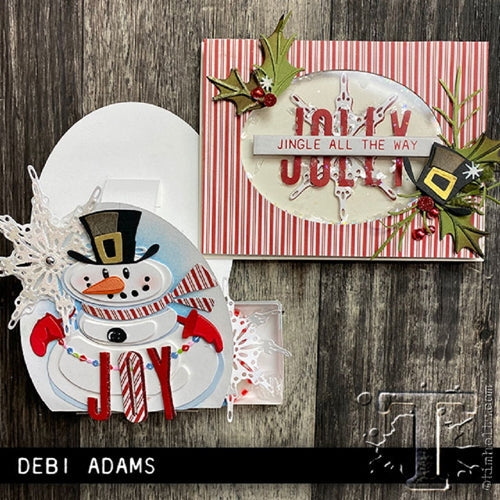 Simon Says Stamp! Tim Holtz Sizzix DECK THE HALLS Colorize Thinlits Dies 664229