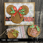 Simon Says Stamp! Tim Holtz Sizzix DECK THE HALLS Colorize Thinlits Dies 664229