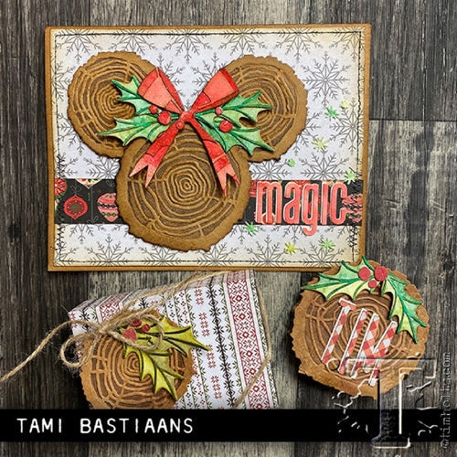 Simon Says Stamp! Tim Holtz Sizzix DECK THE HALLS Colorize Thinlits Dies 664229