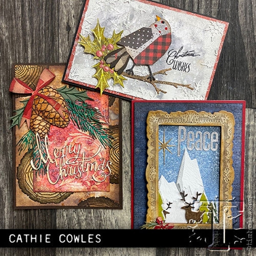 Simon Says Stamp! Tim Holtz Sizzix DECK THE HALLS Colorize Thinlits Dies 664229