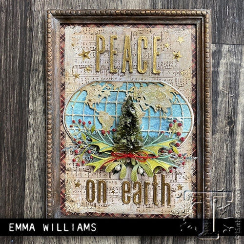 Simon Says Stamp! Tim Holtz Sizzix DECK THE HALLS Colorize Thinlits Dies 664229