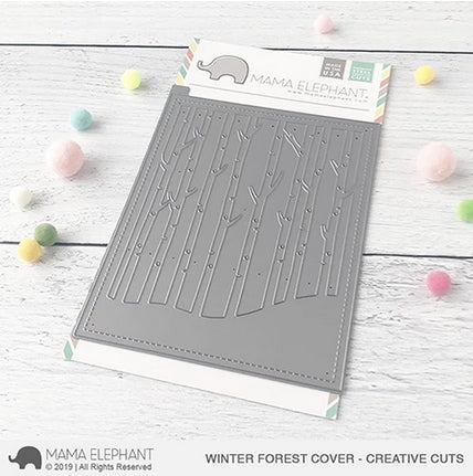 Simon Says Stamp! Mama Elephant WINTER FOREST Creative Cuts Steel Dies