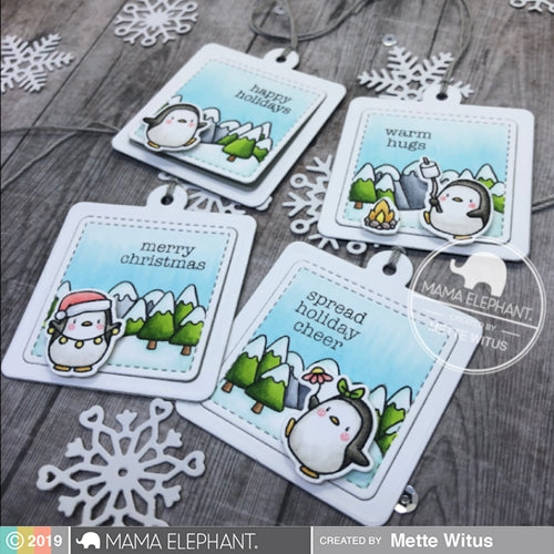 Simon Says Stamp! Mama Elephant Clear Stamps LITTLE PENGUIN AGENDA