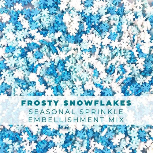Simon Says Stamp! Trinity Stamps FROSTY SNOWFLAKES SPRINKLE Embellishment Box 493274