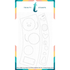 Trinity Stamps MINI COFFEE CUP SLEEVE AND DECOR Die Set tmd-001