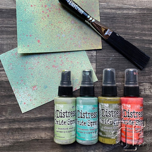 Simon Says Stamp! Tim Holtz Distress Oxide Spray BUNDLED SAGE Ranger tso67603 | color-code:ALT01