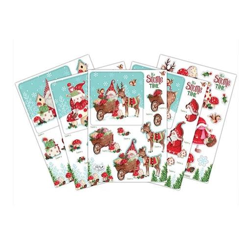 Simon Says Stamp! Craft Consortium IT'S SNOME TIME 3D DECOUPAGE CCDPAK001